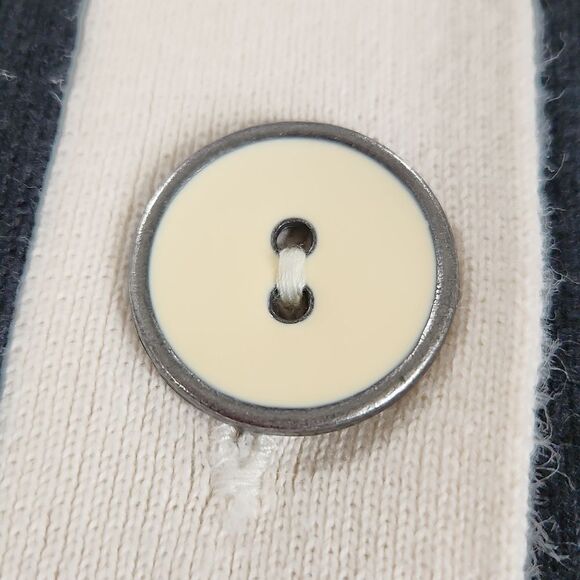 💜Vintage Old Navy Black & Cream Cardigan Sweater & Tanktop Set Small - Picture 12 of 13